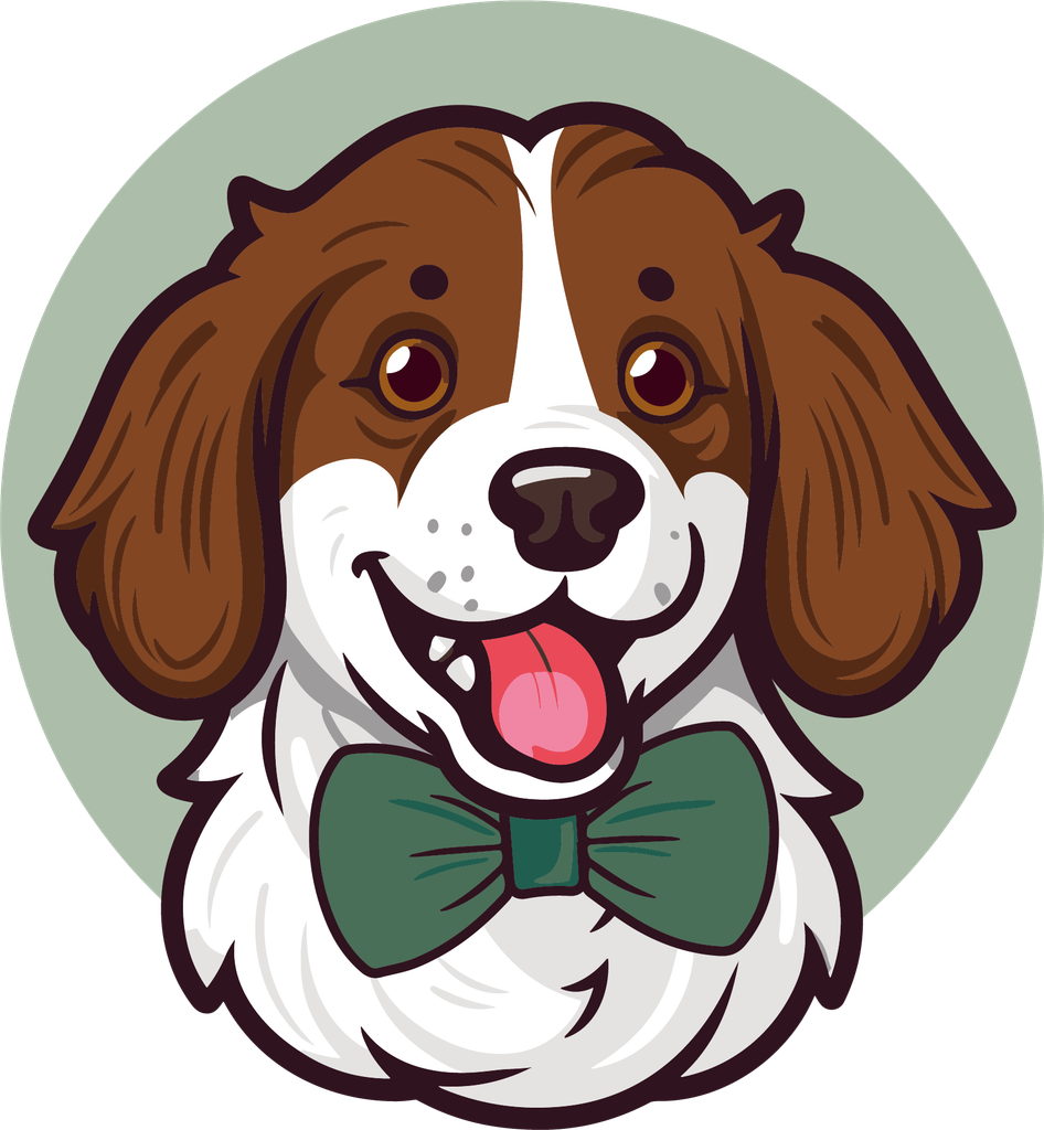 Arnie’s illustrated spaniel mascot